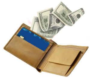 Money into wallet No Brand